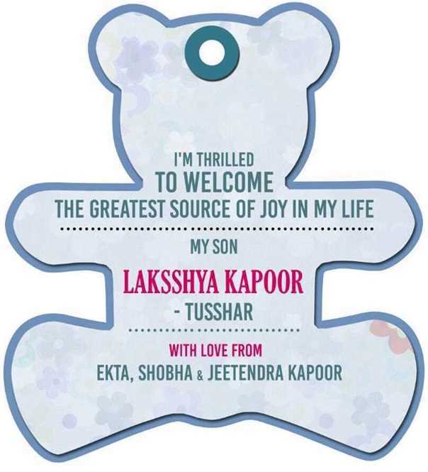 Tusshar Kapoors son Laksshya Kapoor- photo